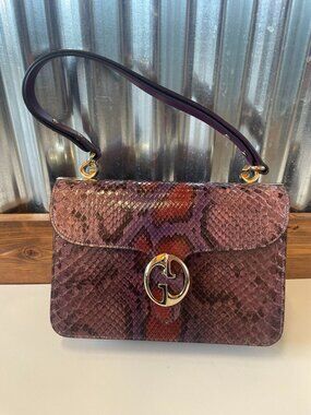 GUCCI 1973 FLAP TOP HANDLE BAG